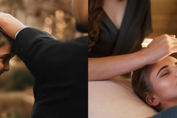Handauflegen bei Konfirmation und Reiki