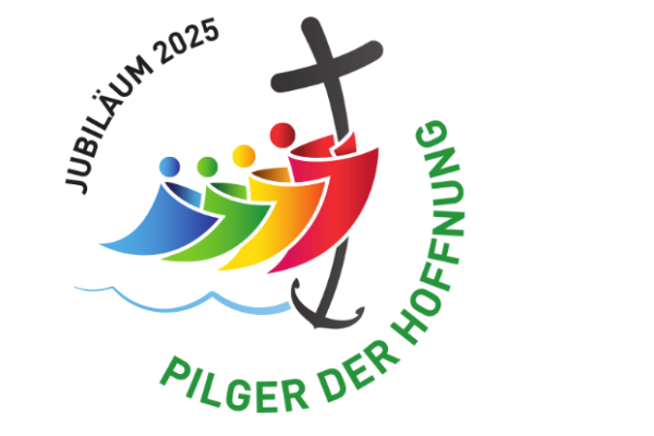 Logo mit Umschrift Pilger der Hoffnung