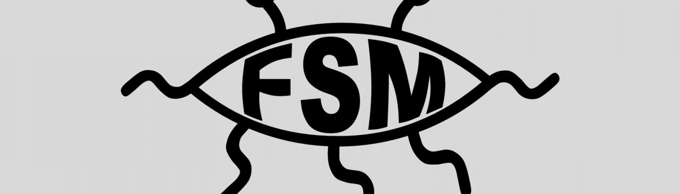 FSM-Logo (Tentakelwesen mit Buchstaben FSM)