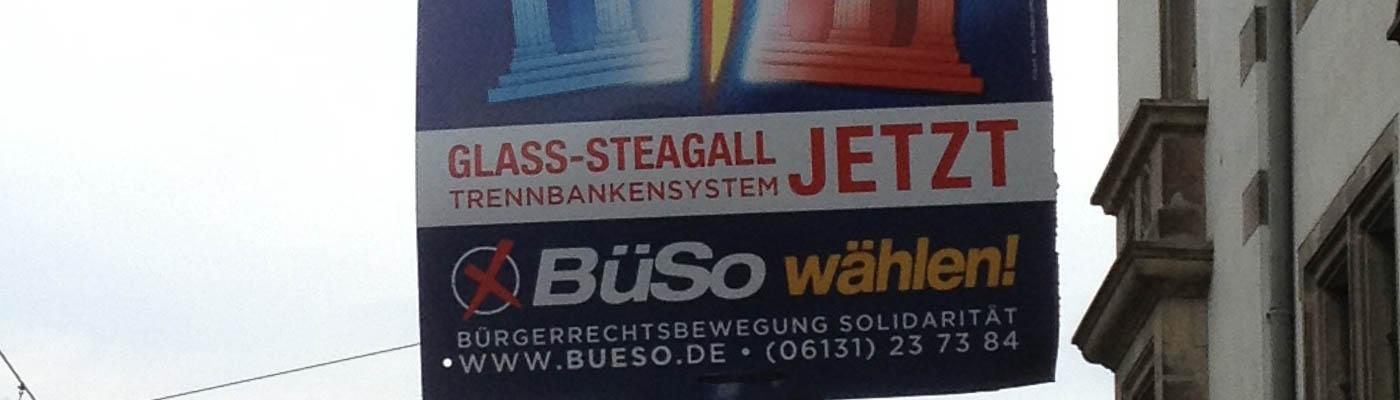 Wahlwerbung von BüSo