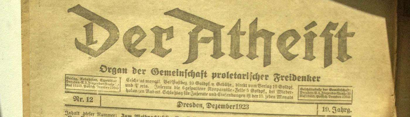 Zeitung Der Atheist