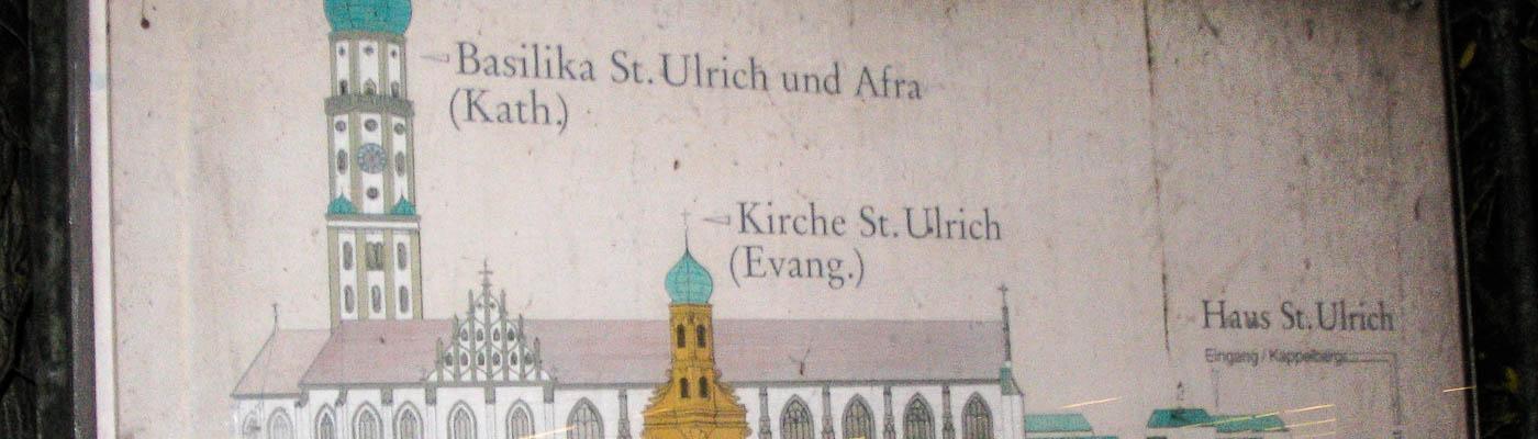 St. Ulrich und St. Afra nebeneinander