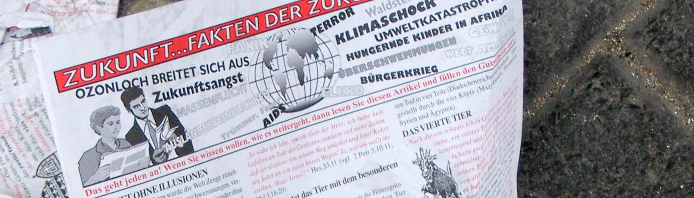 Traktat Fakten der Zukunft im Papiermüll