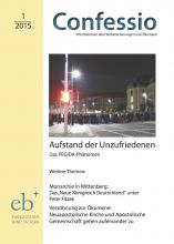 Coverbild Confessio 1/2015 mit Pegida-Demo